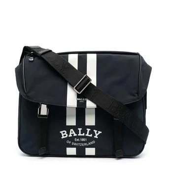 Bally | Men's Midnight / Palladio Fabro Nylon Messenger Bag 4.9折, 满$75减$5, 满减