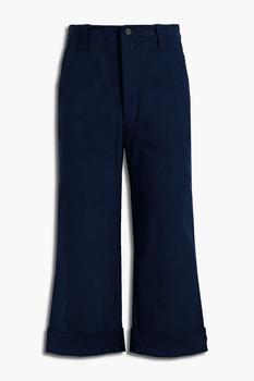 Acne Studios | Cropped stretch-cotton pants商品图片,4.4折