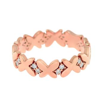 商品Mimi Milano | Mimi Milano Freevola 18K Rose Gold Diamond Band Ring Sz. 6.5 AXM247R8B-53,商家Shopworn,价格¥6011图片