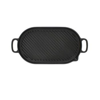Chasseur | French Cast Iron 14" Oval Grill Pan,商家Macy's,价格¥833