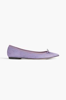 Repetto | Brigitte suede point-toe flats商品图片,6折×额外7.5折, 独家减免邮费, 额外七五折