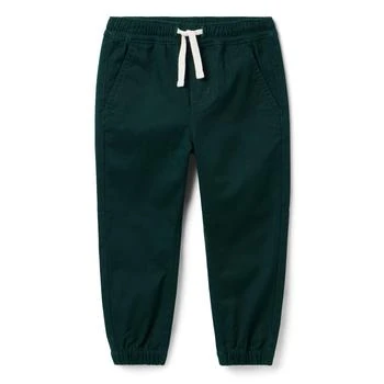 Janie and Jack | Twill Joggers (Toddler/Little Kids/Big Kids) 