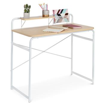 商品Computer Desk with Shelf & Basket图片