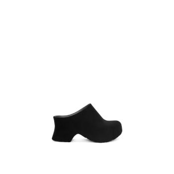 商品Loewe | 包邮包税【预售7天发货】 LOEWE罗意威 23秋冬 女士 厚底鞋 Terra Foam clog in flocked rubber L814V29X15-1100,商家TLS PARIS,价格¥5117图片