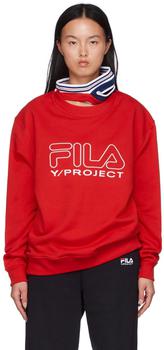 product Red Fila Edition Cotton Sweatshirt image
