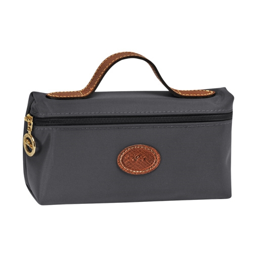 商品Longchamp | LONGCHAMP 珑骧女士LE PLIAGE系列织物女包化妆包洗漱包 石墨色 L3700089300,商家Xunan,价格¥450图片