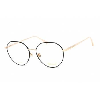 Chopard | Chopard Women's Eyeglasses - Shiny Rose Gold/Black Metal Round Frame | VCHF71M 0301 5.3折×额外9折x额外9折, 额外九折