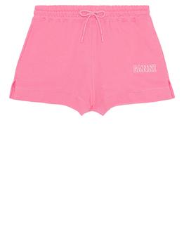 Ganni | Cotton shorts with logo商品图片,