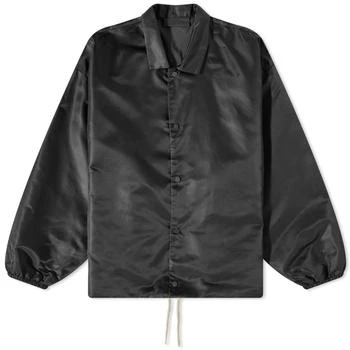 Essentials | Fear of God ESSENTIALS Core 23 Coach Jacket - Black 7.9折×额外8折, 额外八折