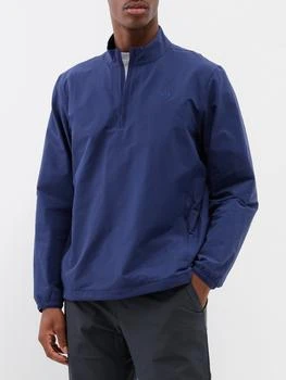 推荐Golf half-zip recycled-fibre blend jacket商品