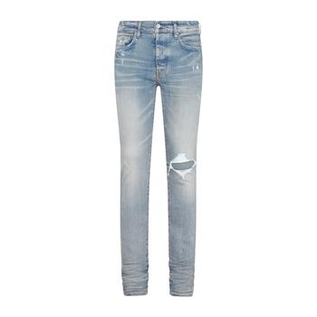 了解amiri牛仔裤, AMIRI | AMIRI  DISTRESSED-FINISH SLIM-CUT JEANS商品图片 7.6折