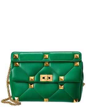 valentino包价格, Valentino | Valentino Roman Stud Large Leather Shoulder Bag商品图片 7.5折