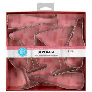 R&M International | Beverage and Cocktail Theme 6 Piece Cookie Cutter Set,商家Premium Outlets,价格¥149