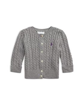 Girls' Mini Cable Cotton Cardigan - Baby product img