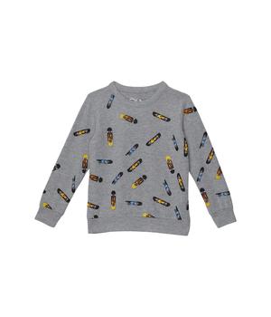 推荐RPET Bliss Knit Long Sleeve Crew Neck Pullover (Toddler/Little Kids)商品