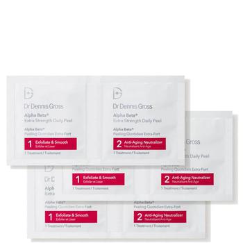 商品Dr. Dennis Gross | Dr. Dennis Gross Skincare Alpha Beta Extra Strength Daily Peel (Pack of 60),商家LookFantastic US,价格¥1083图片