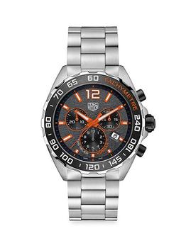 推荐Formula 1 43MM Stainless Steel & Ceramic Tachymeter Chronograph Bracelet Watch商品