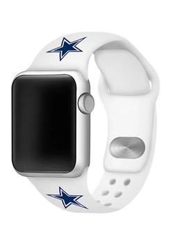 商品Affinity Bands | NFL Dallas Cowboys Silicone 38 Millimeter Apple Watch Band,商家Belk,价格¥368图片
