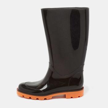 商品Gucci Black Rubber Rain Boots Size 37,商家The Luxury Closet,价格¥4052图片
