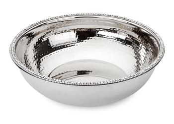 商品Classic Touch Decor | Stainless Steel Bowl w Stones,商家Premium Outlets,价格¥530图片