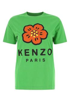 Kenzo | Kenzo Boke Flower Logo Print Crewneck T-Shirt商品图片,5.7折