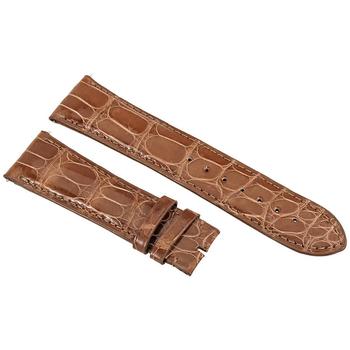 商品Hadley Roma | Hadley Roma 24 MM Shiny Brown Alligator Leather Strap,商家Jomashop,价格¥566图片