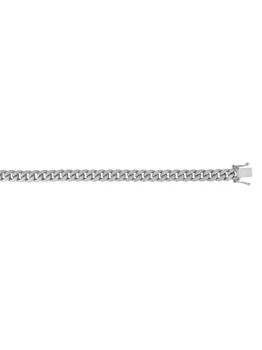 Saks Fifth Avenue | 14K White Gold Classic Miami Cuban Chain Bracelet,商家Saks OFF 5TH,价格¥14952