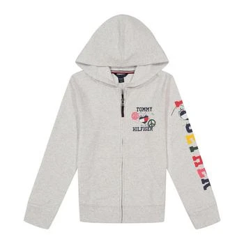 Tommy Hilfiger | Toddler Girls Together Logo Fleece Zip-Up Hoodie 6折×额外8.5折, 独家减免邮费, 额外八五折