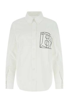 burberry短袖上海, Burberry | Burberry TB Embroidered Long-Sleeved Shirt商品图片 8.8折