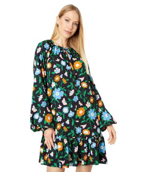 kate spade连衣裙, Kate Spade | Floral Garden Tie Neck Dress商品图片 4.3折