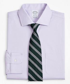 Brooks Brothers | Stretch Regent Regular-Fit  Dress Shirt, Non-Iron Pinpoint English Collar商品图片,4.2折, 特价