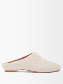 推荐Vault alpaca-blend backless loafers商品