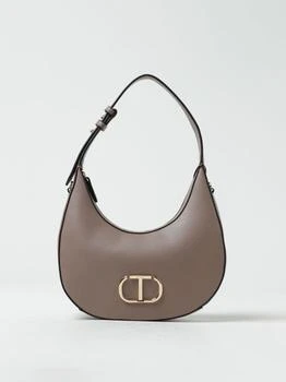 推荐Twinset bag in synthetic leather with logo商品