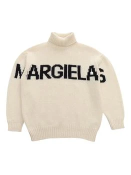 推荐MM6 Maison Margiela Kids Logo Intarsia Sweater商品