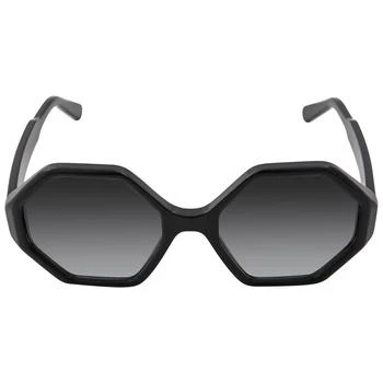 Salvatore Ferragamo | Grey Gradient Hexagonal Ladies Sunglasses SF1070S 001 52 1.8折, 满$200减$10, 独家减免邮费, 满减