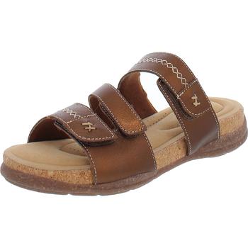 Clarks | Clarks Womens Roseville Bay Dressy Leather Slide Sandals商品图片,8.1折