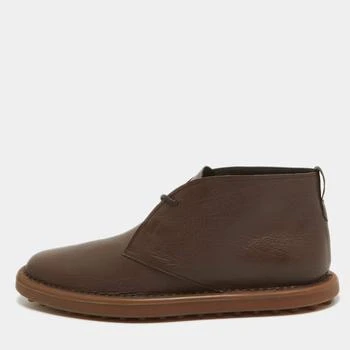 推荐Tod's Dark Brown Leather Chukka Boots Size 45.5商品
