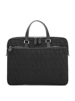 Valentino | VALENTINO GARAVANI Work bag in Toile Iconographe technical fabric,商家Baltini,价格¥11337