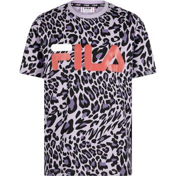 Fila | Leopard print t shirt in purple商品图片,3.9折×额外9折, 额外九折