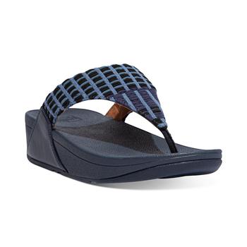 FitFlop | Women's Lulu Leather Toe-Thongs Sandal商品图片,6折起