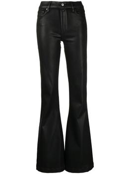 Paige | 'Genevieve Black Fog Luxe Coated Jeans'商品图片,满$175享8.9折, 满折