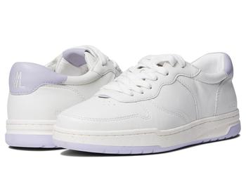 Madewell | Court Low-Top Sneakers in White and Purple商品图片,7.6折