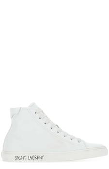 圣罗兰板鞋, Yves Saint Laurent | Saint Laurent Malibu Round Toe Lace-Up Sneakers商品图片 8.1折