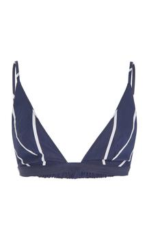 推荐YAITTE - Women's Selene Striped Cotton Bralette - Stripe - M - Moda Operandi商品