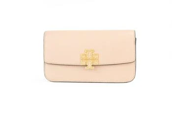 推荐Tory Burch Britten Small Meadowsweet Leather Chain Wallet Crossbody Bag商品