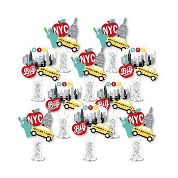 Big Dot of Happiness | NYC Cityscape - New York City Party Centerpiece Sticks - Showstopper Table Toppers - 35 Pieces商品图片,