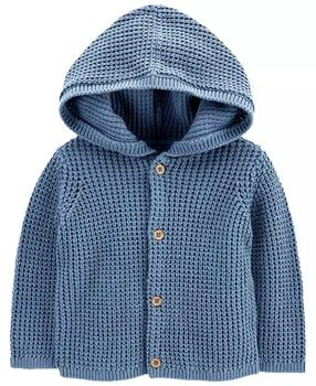 Carter's | Baby Boys Hooded Cotton Cardigan,商家Macy's,价格¥127