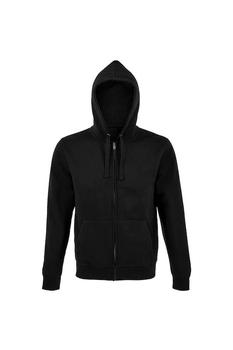 推荐SOLS Mens Spike Full Zip Hooded Sweatshirt (Black)商品