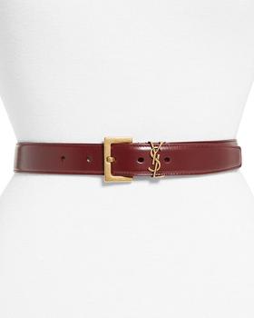 圣罗兰皮带, Yves Saint Laurent | Women's Cassandre Leather Belt商品图片 