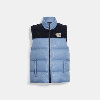 商品Coach | Coach Outlet Signature Colorblock Sherpa Puffer Vest,商家Premium Outlets,价格¥882图片